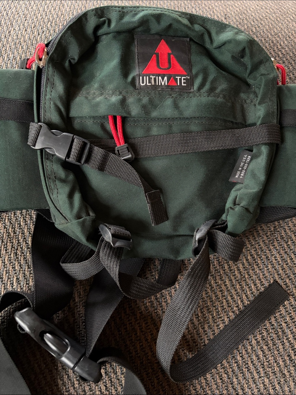 Vintage Y2K Ultimate Torsopac Lumbar Fanny Pack Gemini Dual Water Bottle Holder